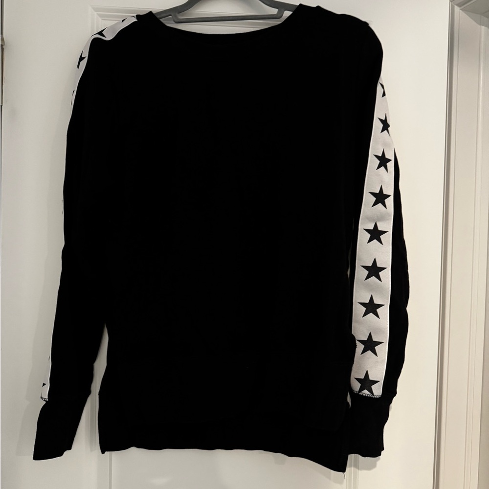 CHRLDR Black and White Star Sweatshirt